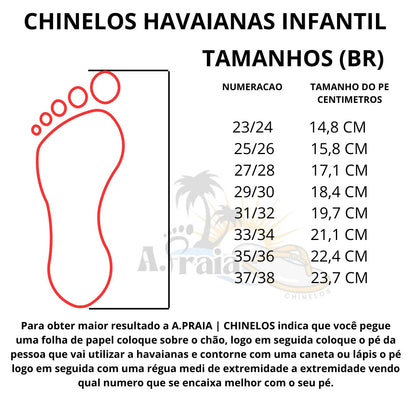 Chinelo Havaianas Kids Minecraft FC