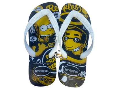 Chinelo Havaianas Simpsons Preta