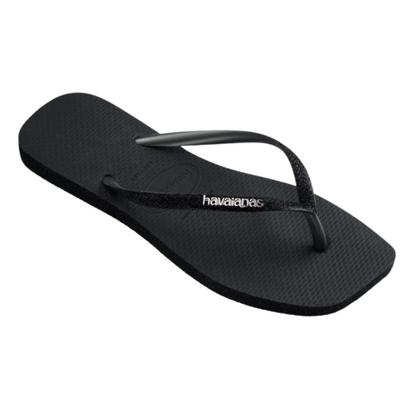 Chinelo Havaianas  Slim Square Sparkle Novo Grafite