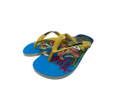 Chinelo Havaianas Kids Top SpongeBob Branco