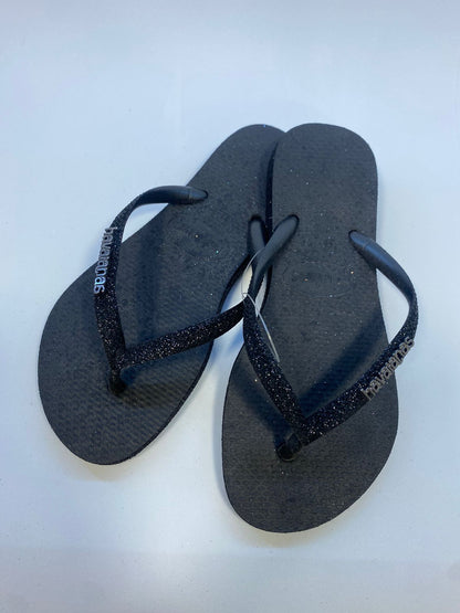 Chinelo Havaianas Slim Sparkle Preto