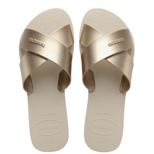 Chinelo Havaianas Aqua Metalic