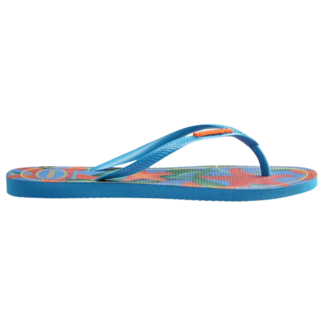 Chinelo Havaianas Slim Tropical Turquesa