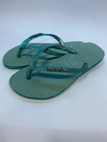 Chinelo Havaianas Slim Sparkle Argila