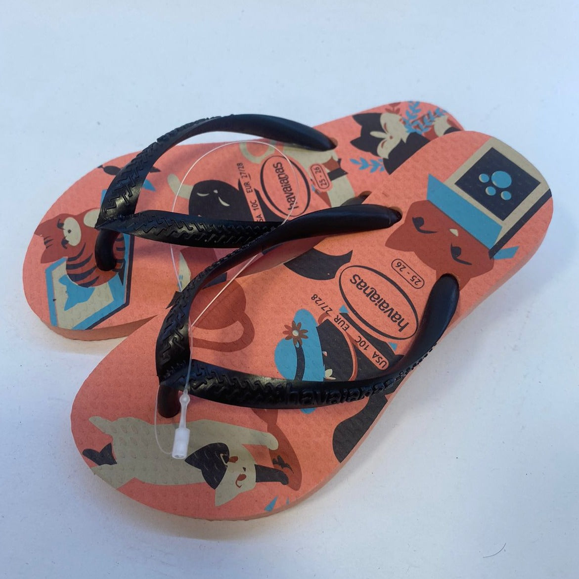 Chinelo Havaianas kids Slim Pets necta