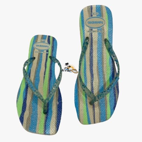 Chinelo Havaianas Slim Square Folia