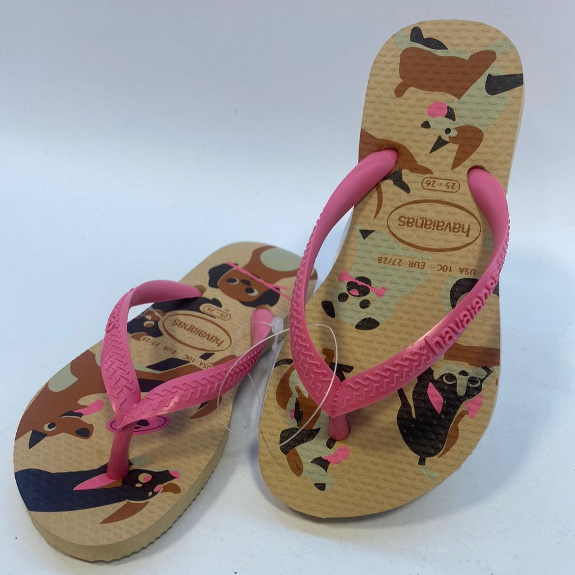 Chinelo Havaianas KIDS Slim Pets Dourado