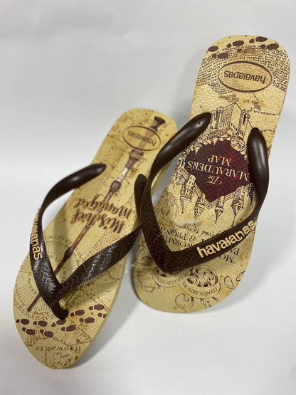 Chinelos Havaianas Harry Potter Dourado