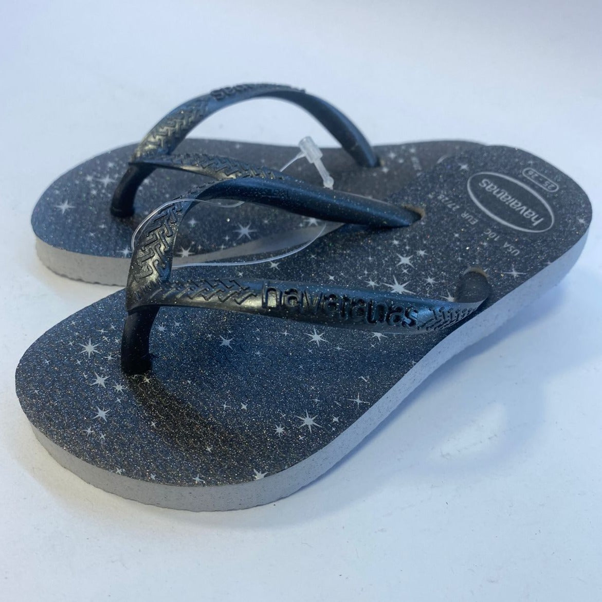 Chinelo Havaianas Kids Slim Gloss Cinza