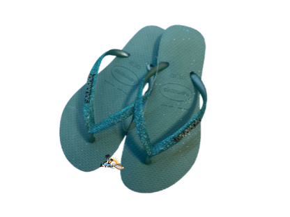 Chinelo Havaianas Slim Sparkle Argila