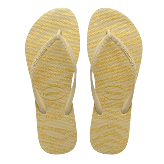 Chinelo Havaianas Slim Animals Glitter