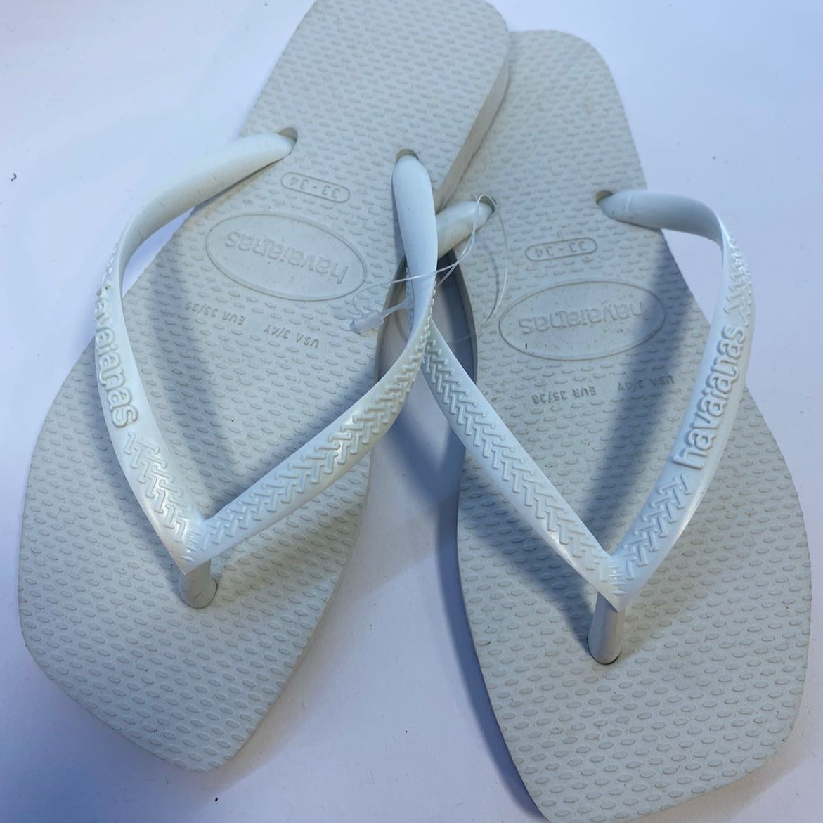 Chinelo havaianas Slim Square Branco