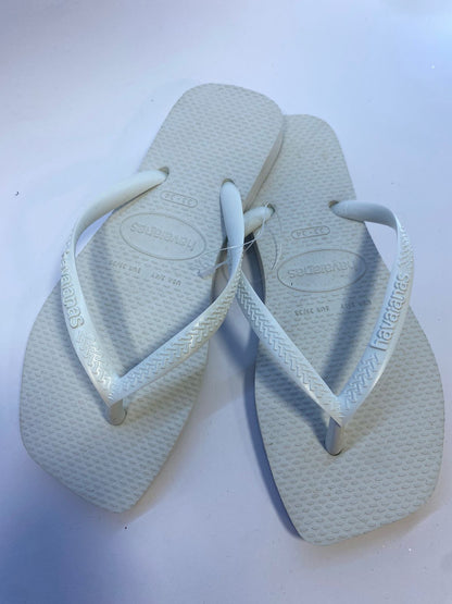 Chinelo havaianas Slim Square Branco