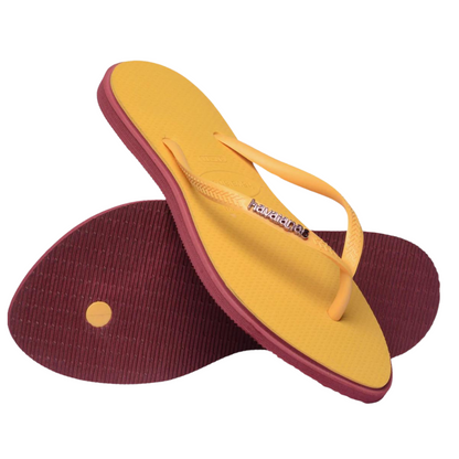 Chinelo Havaiana Point Amarelo caja