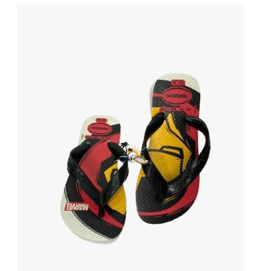 Chinelo Havaianas Marvel Logomania Kids