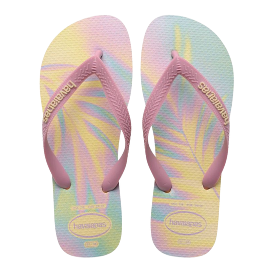Chinelo Havaianas Top Fashion Amarelo Caja