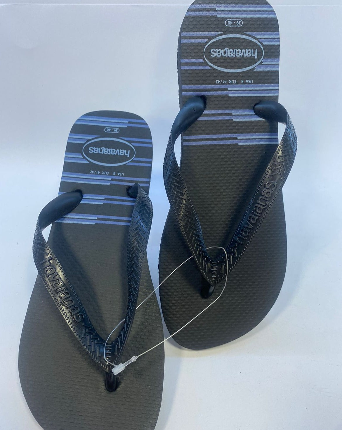 Chinelo Havaianas Top Basic PRET/PRET/AZUL