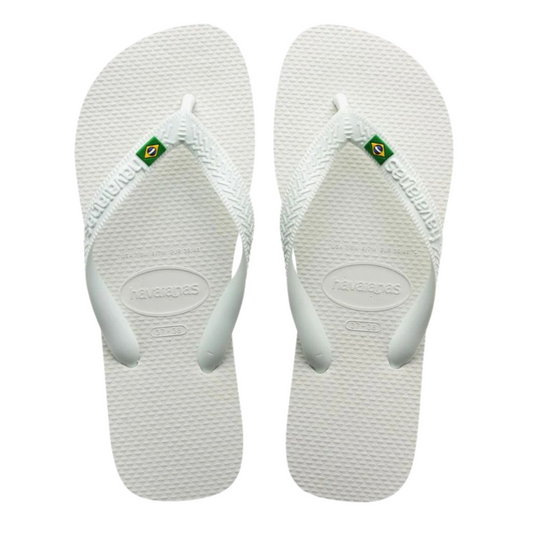 Chinelo havaianas Brasil Branca