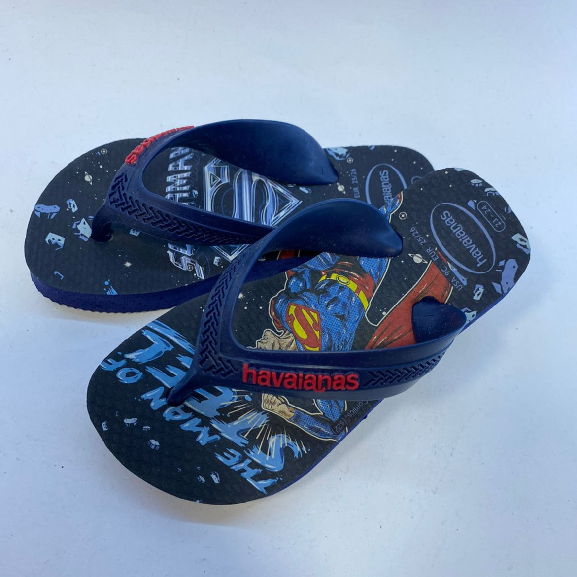 havaianas Infantil Max Heróis Super-Homem