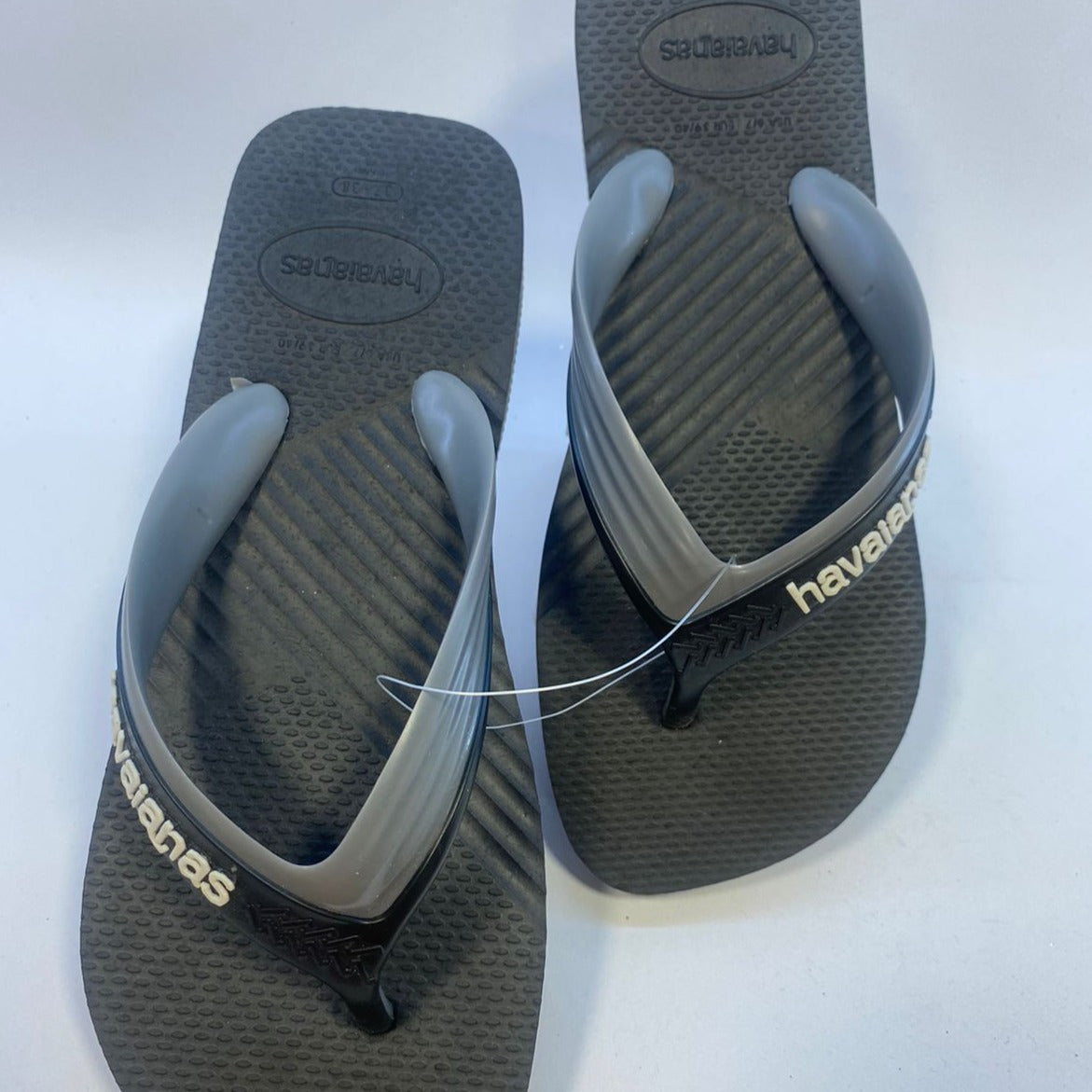 Chinelo Havaianas Dual Preta e Cinza Aco