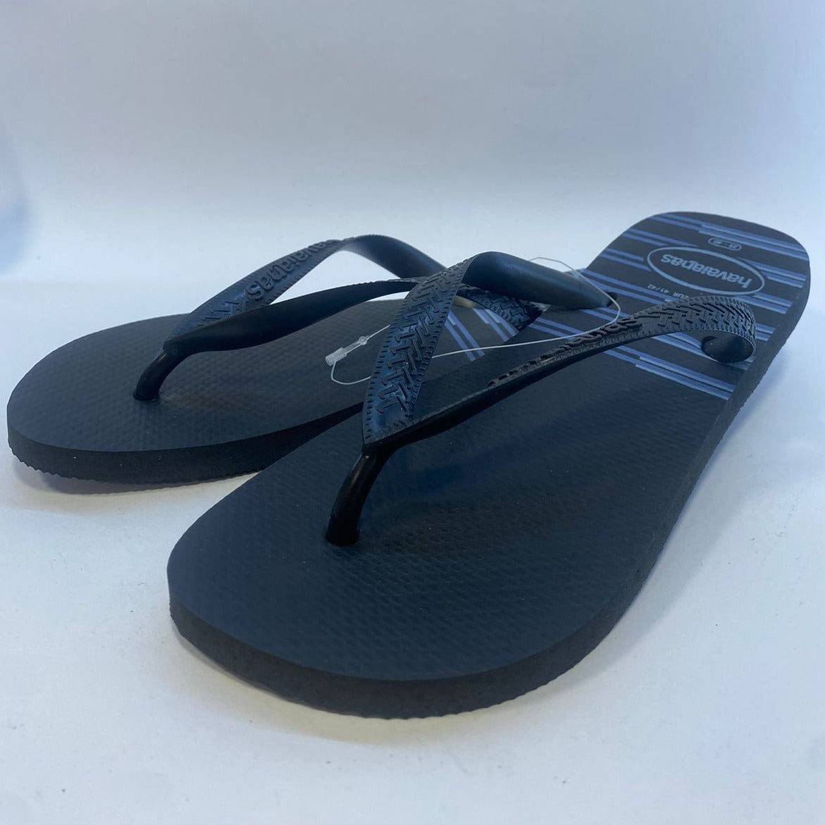 Chinelo Havaianas Top Basic PRET/PRET/AZUL