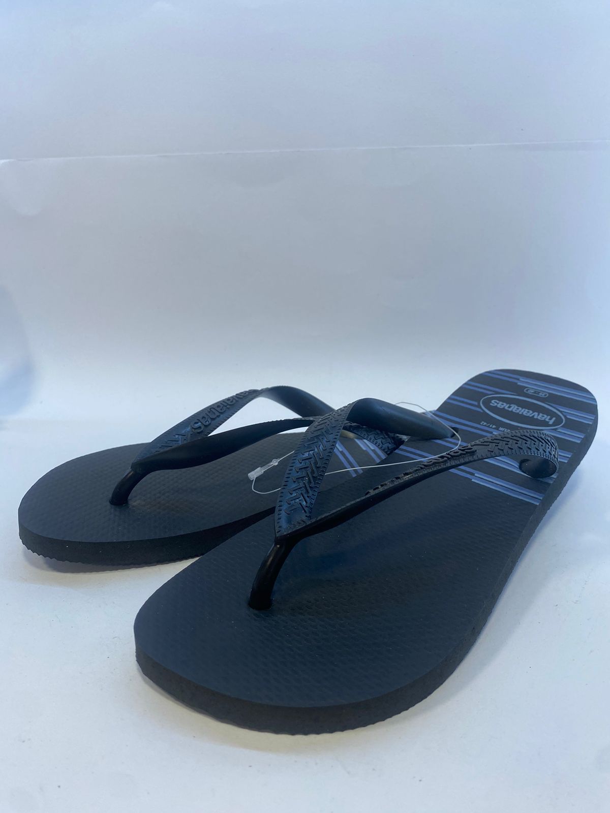 Chinelo Havaianas Top Basic PRET/PRET/AZUL