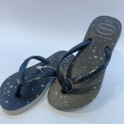 Chinelo Havaianas Kids Slim Gloss Cinza