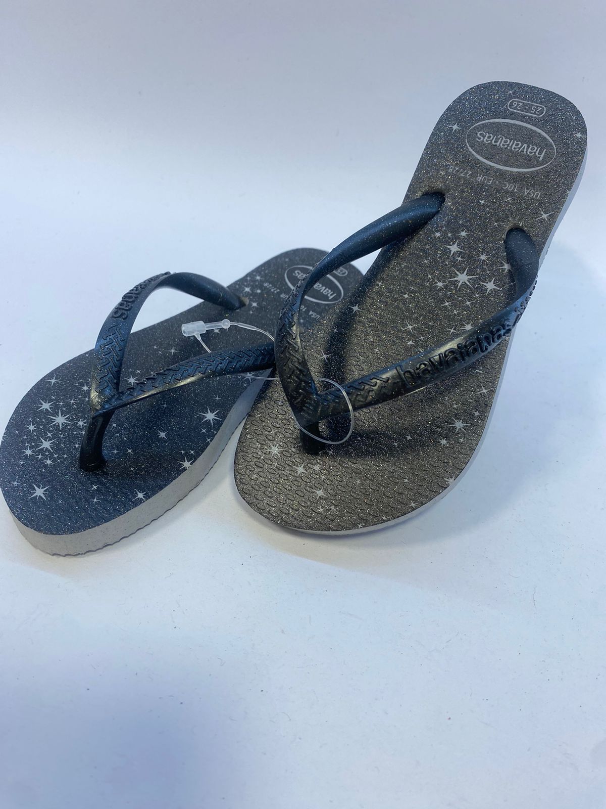 Chinelo Havaianas Kids Slim Gloss Cinza