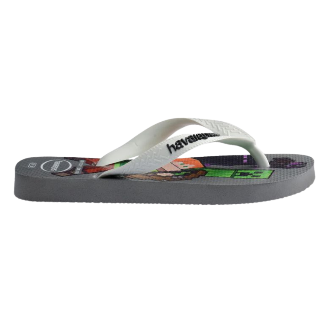 Chinelo Havaianas Kids Minecraft FC